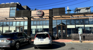 View of one of the entrances of Marie Blachere Bakery & Cafe